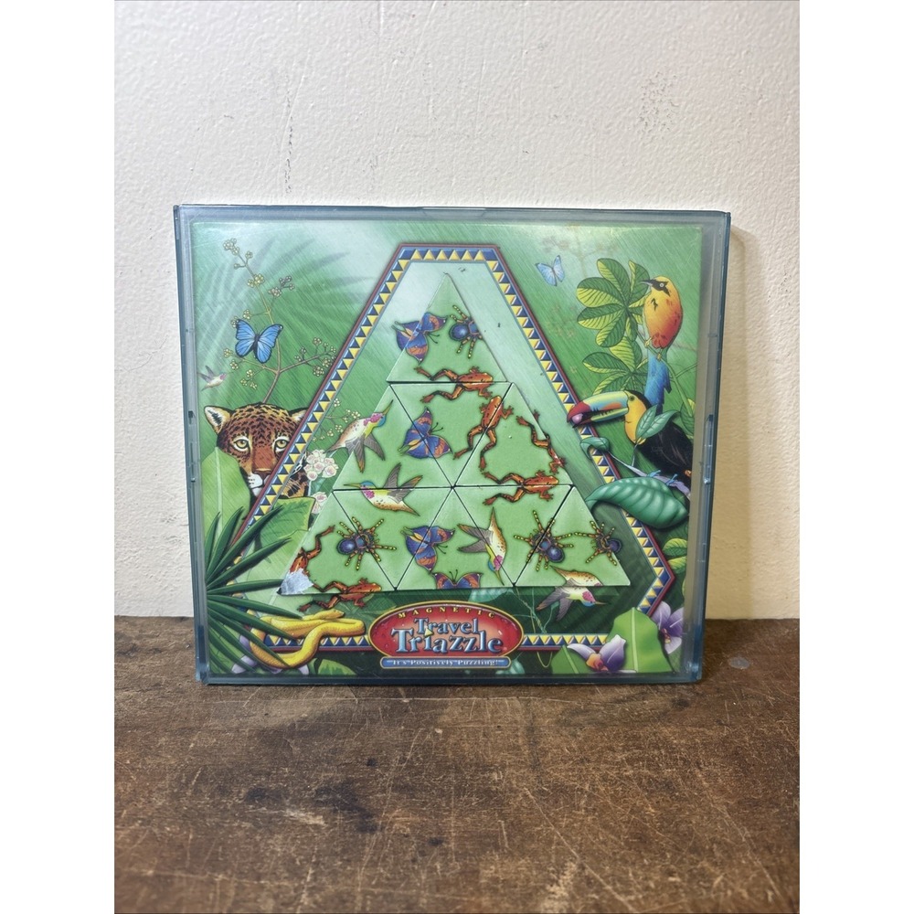 Dan Gilbert's Rain Forest Magnetic Travel Triazzle Original Brainteaser